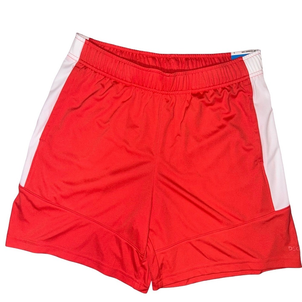 DSG Side Stripe Athletic Shorts Red Sz XL (18) NWT